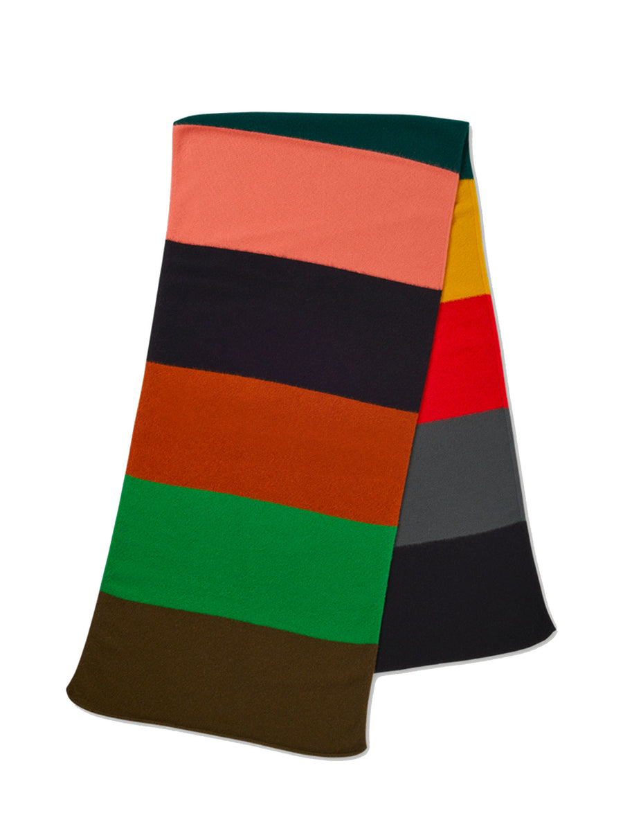THE BRUSHED BLANKET SCARF | Colourblock Multicolour