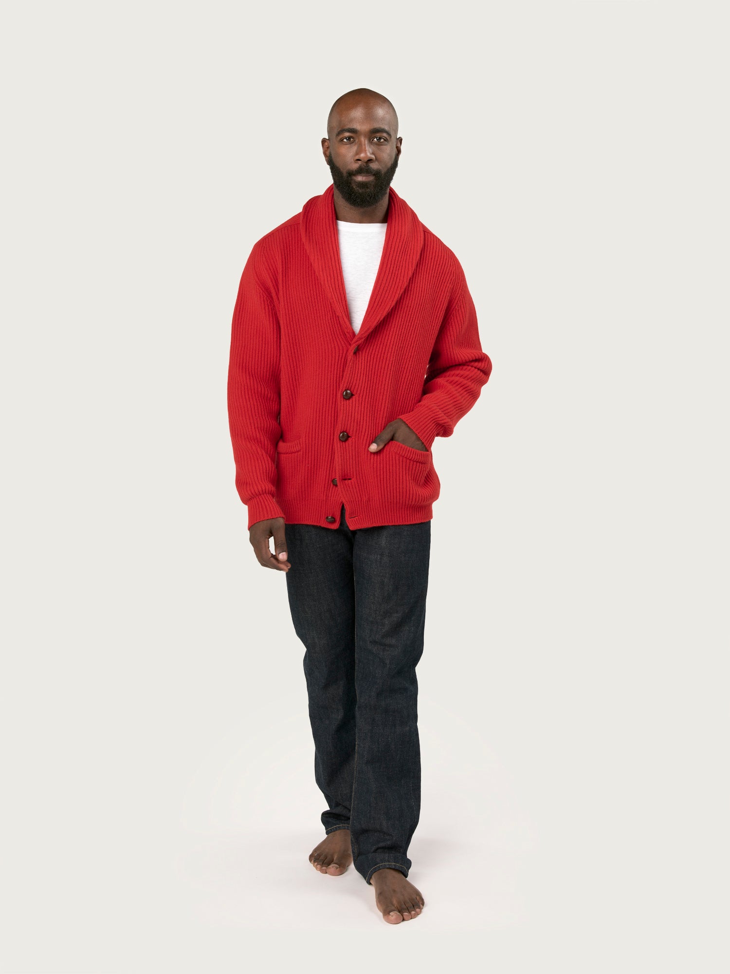 THE KENNEDY CARDIGAN | CARDINAL – crimson-cashmere