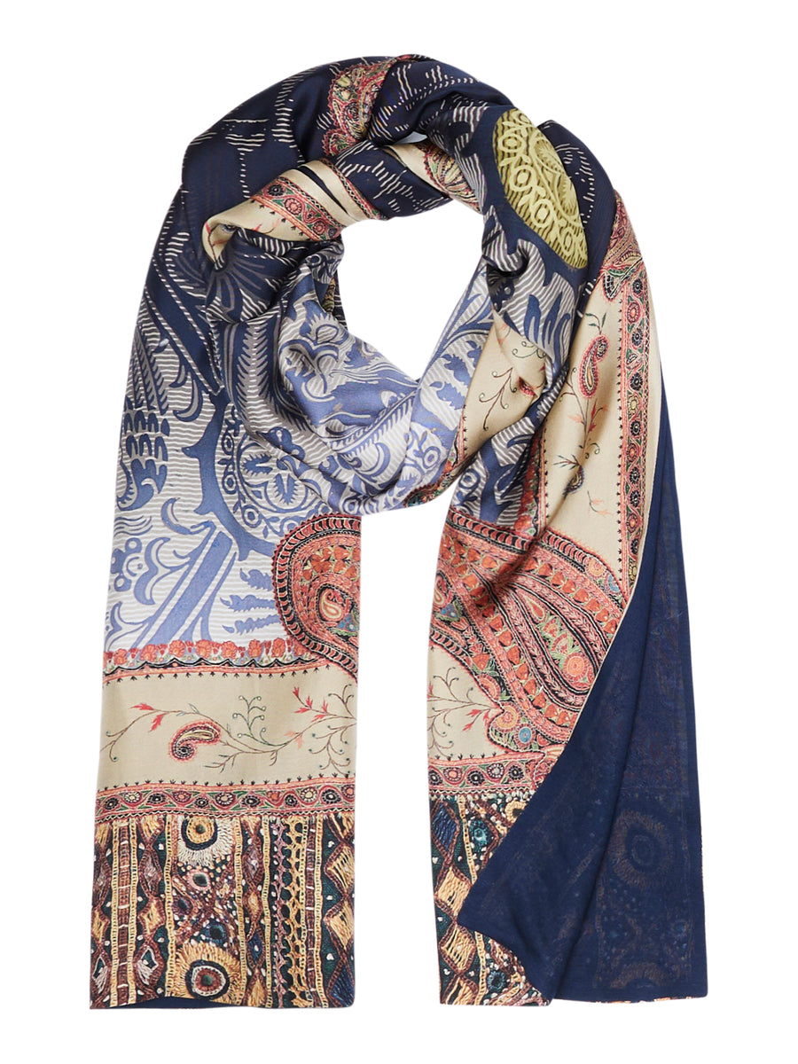 THE SILK AND JERSEY SCARF | Kashmir