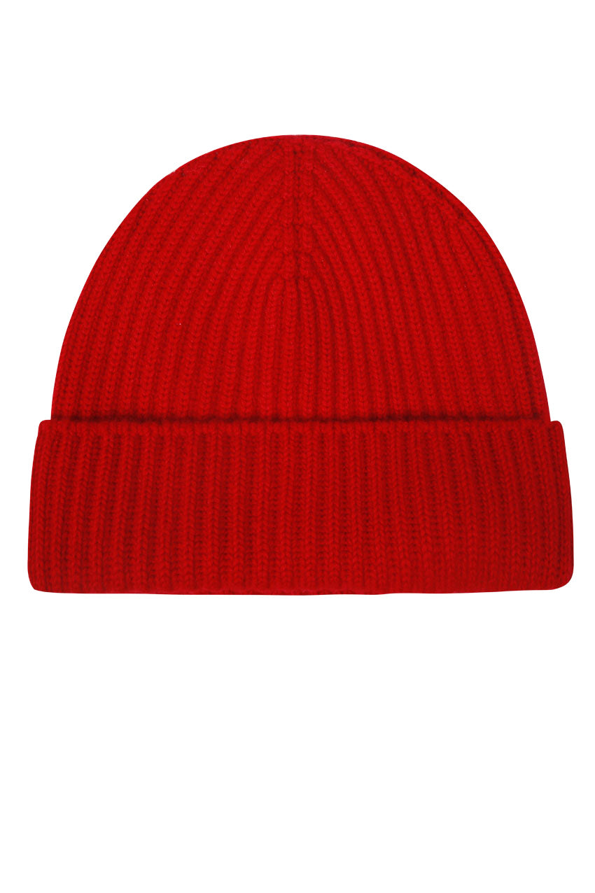 THE CLASSIC RIBBED BEANIE | Red