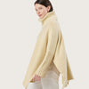THE 12 PLY ROLLNECK PONCHO | BUTTERCREAM