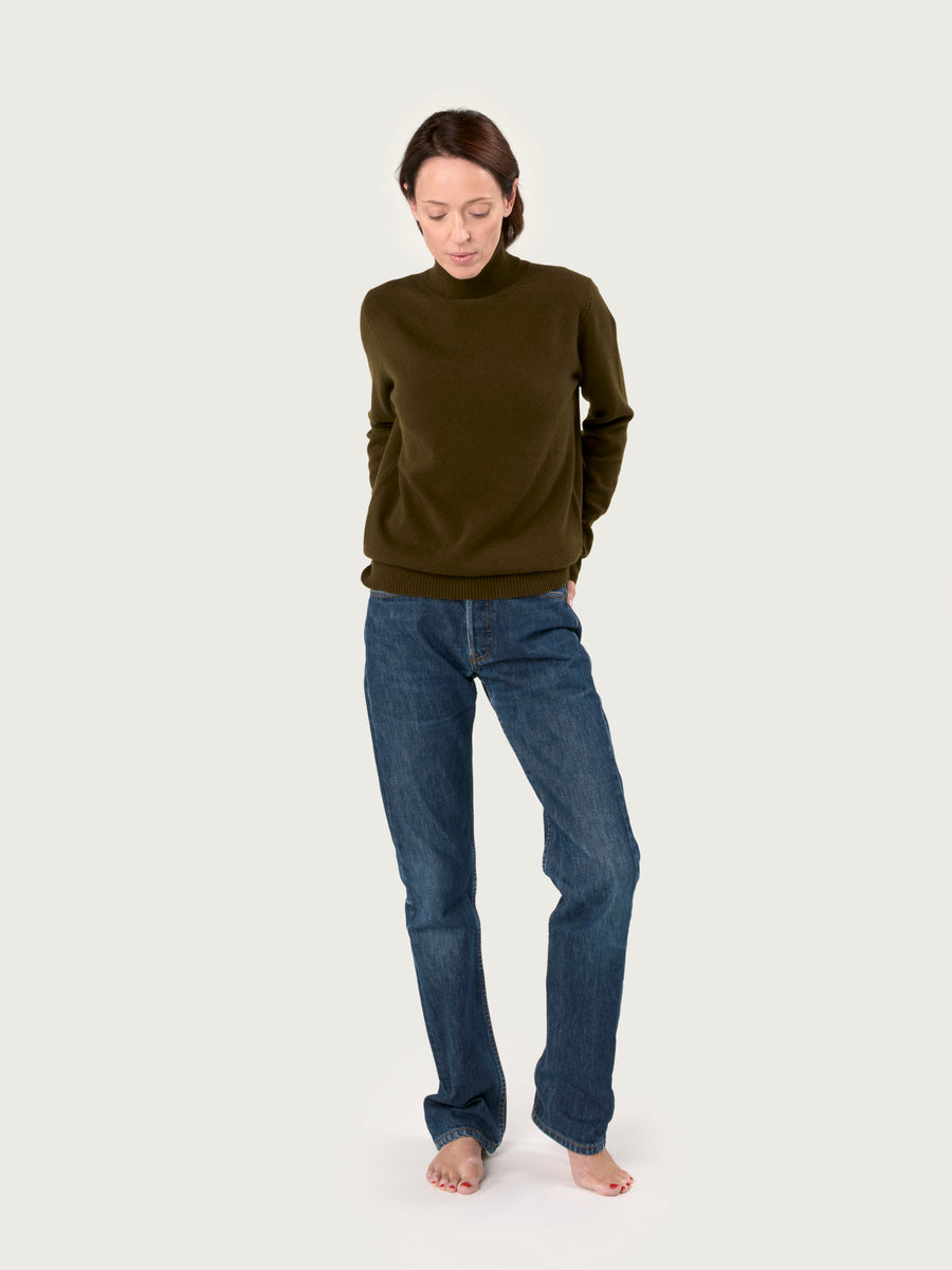 THE CASHMERE ROLLNECK | Military