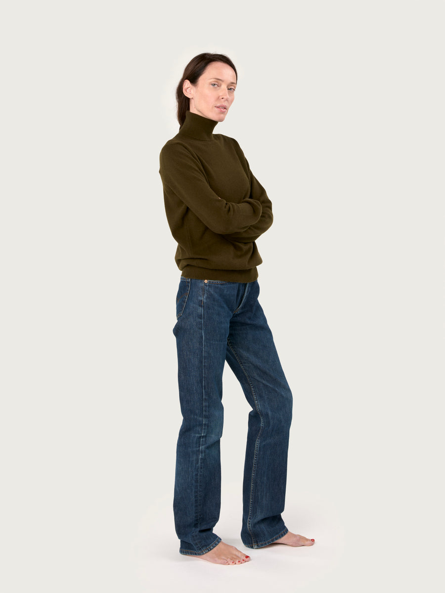 THE CASHMERE ROLLNECK | Military
