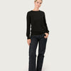 THE SUPER LIGHT CASHMERE KNIT TEE | BLACK
