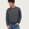 THE SUPER LIGHT CASHMERE KNIT TEE | CHARCOAL