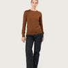 THE SUPER LIGHT CASHMERE KNIT TEE | NUT BRITTLE
