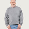 THE 4 PLY CREWNECK | GREY FLANNEL