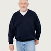 THE 4PLY V-NECK | NAVY