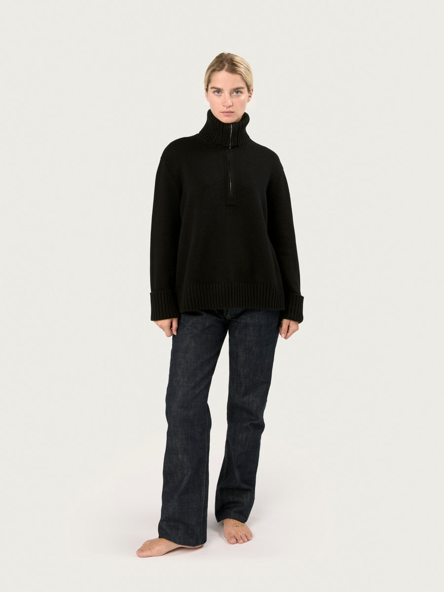 THE ANDREA SWEATER | BLACK