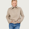 THE ANDREA SWEATER | MID BROWN
