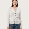 THE BOYFRIEND CARDIGAN | ICE WHITE