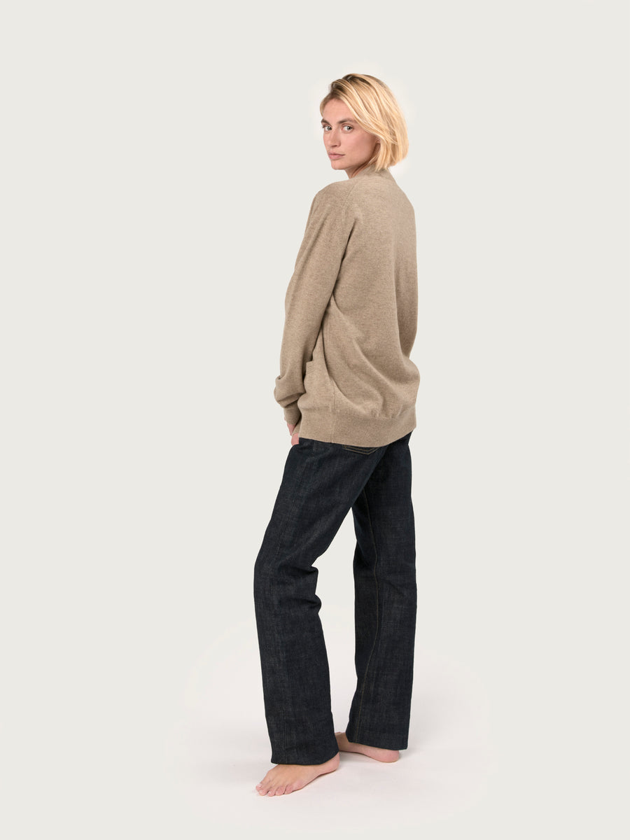 THE BOYFRIEND CARDIGAN | DARK NATURAL