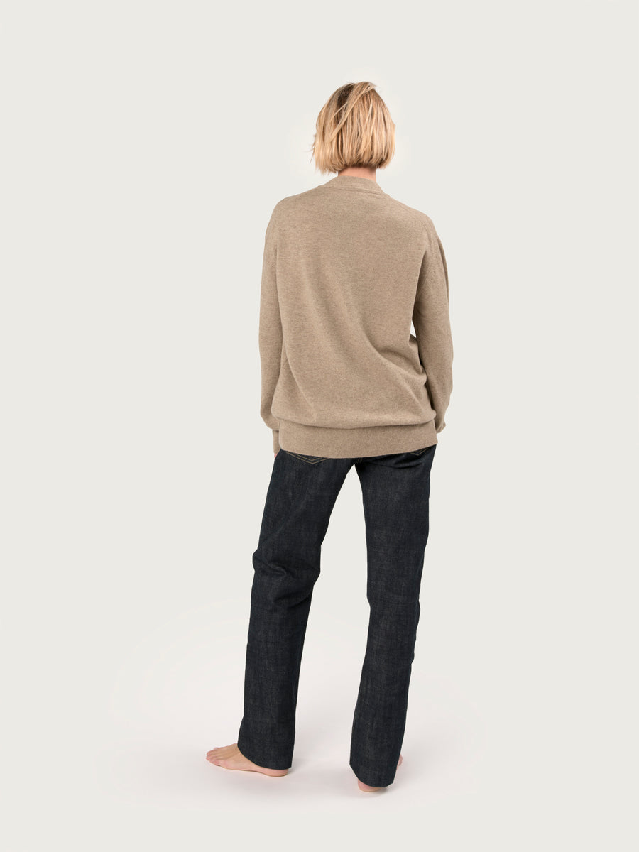THE BOYFRIEND CARDIGAN | DARK NATURAL