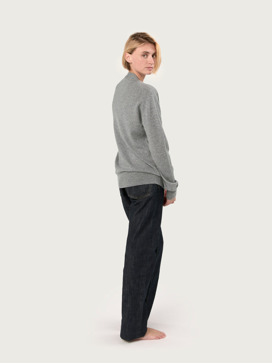 THE BOYFRIEND CARDIGAN | FLANNEL GREY