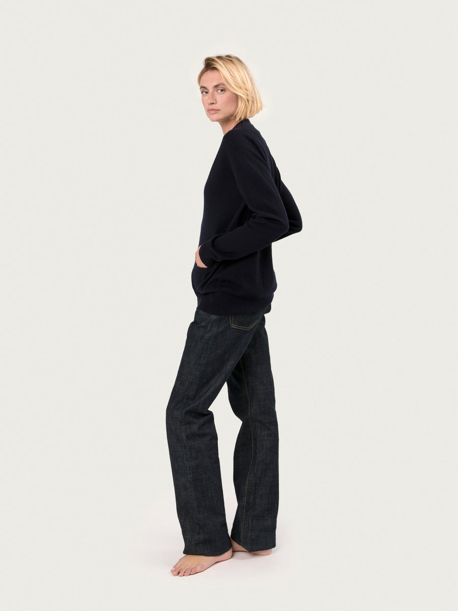 THE BOYFRIEND CARDIGAN | NAVY BLUE