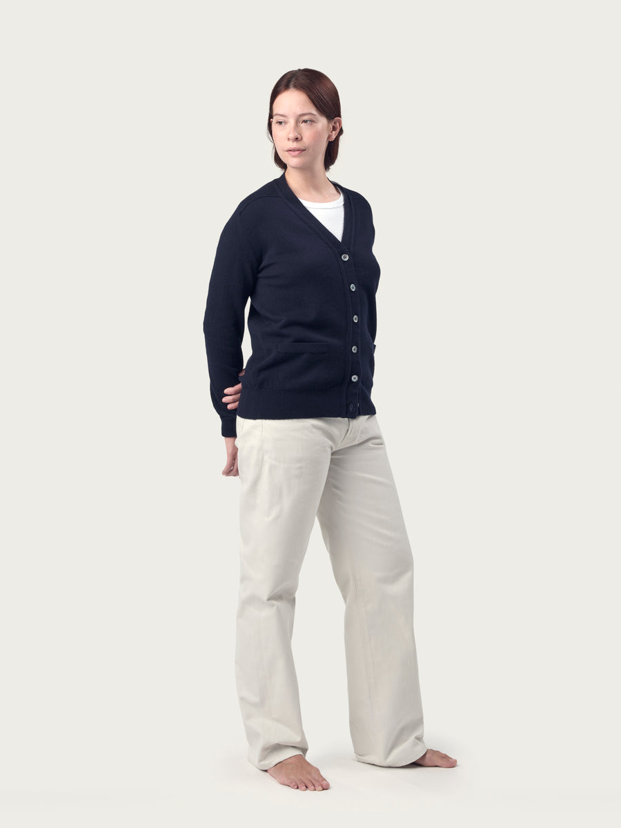 THE BOYFRIEND CARDIGAN | Navy Blue