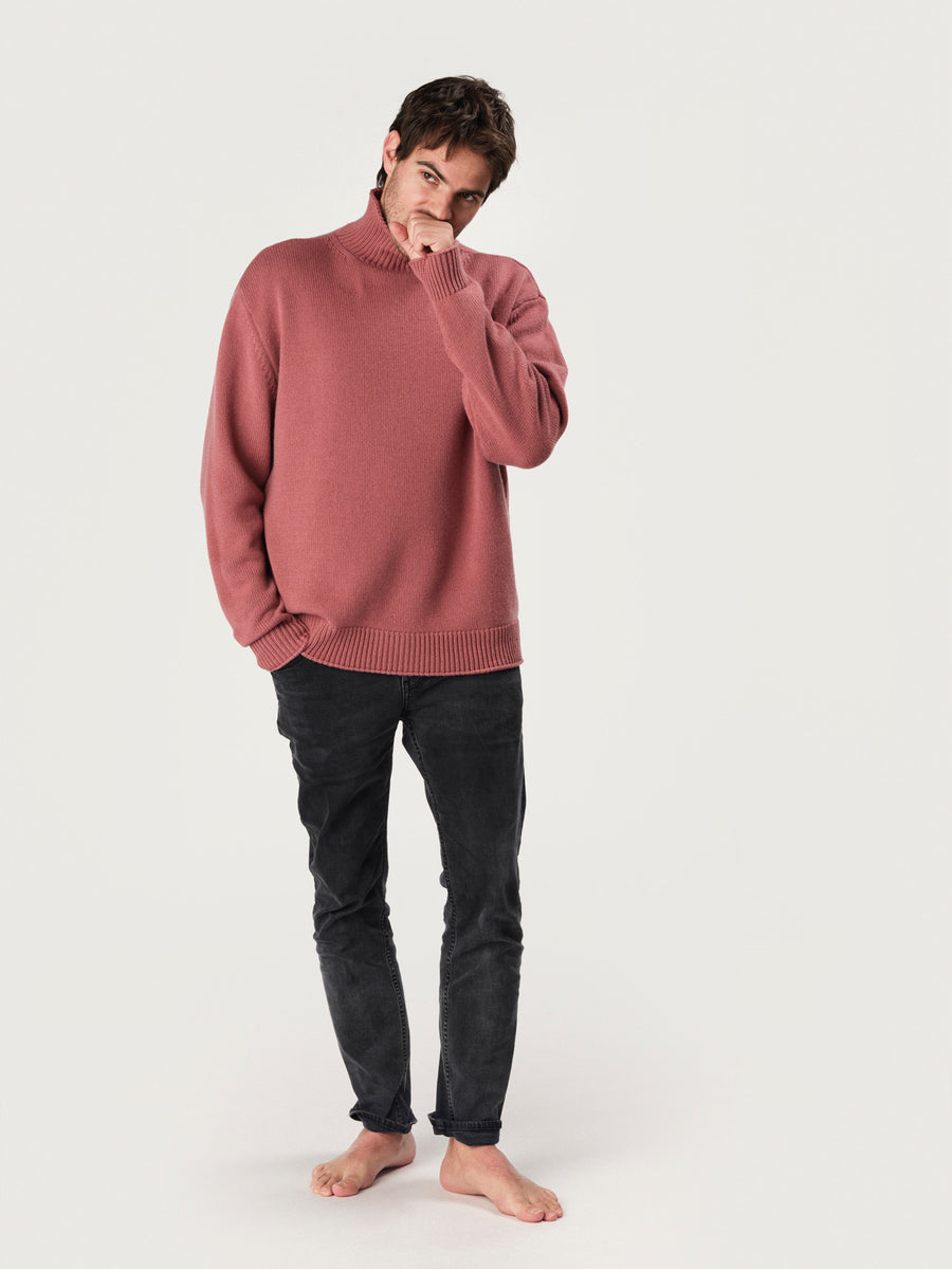THE MEN'S NICO ROLLNECK | DESERT ROSE