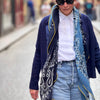 THE COTTON VOILE BANDANA | OMBRE BLUE