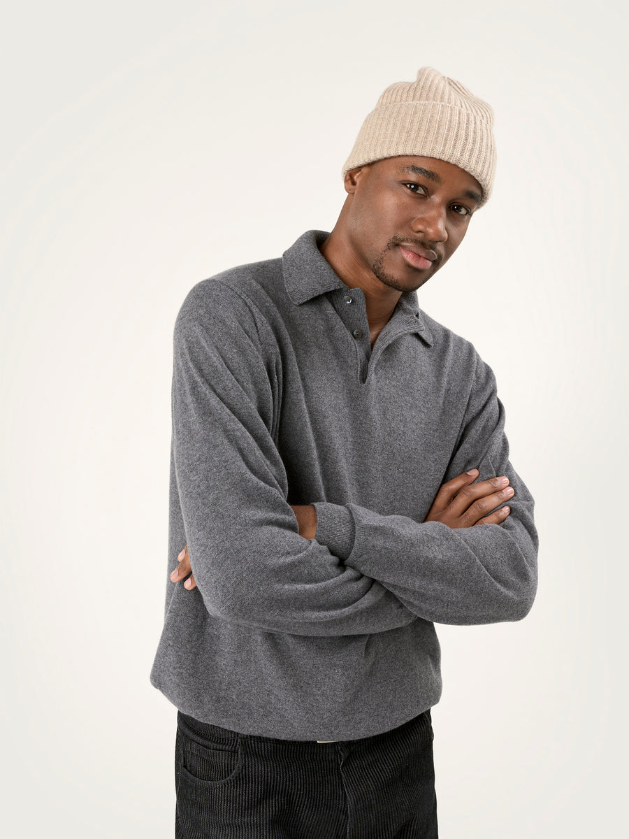 THE CLASSIC RIBBED BEANIE | Oatmeal