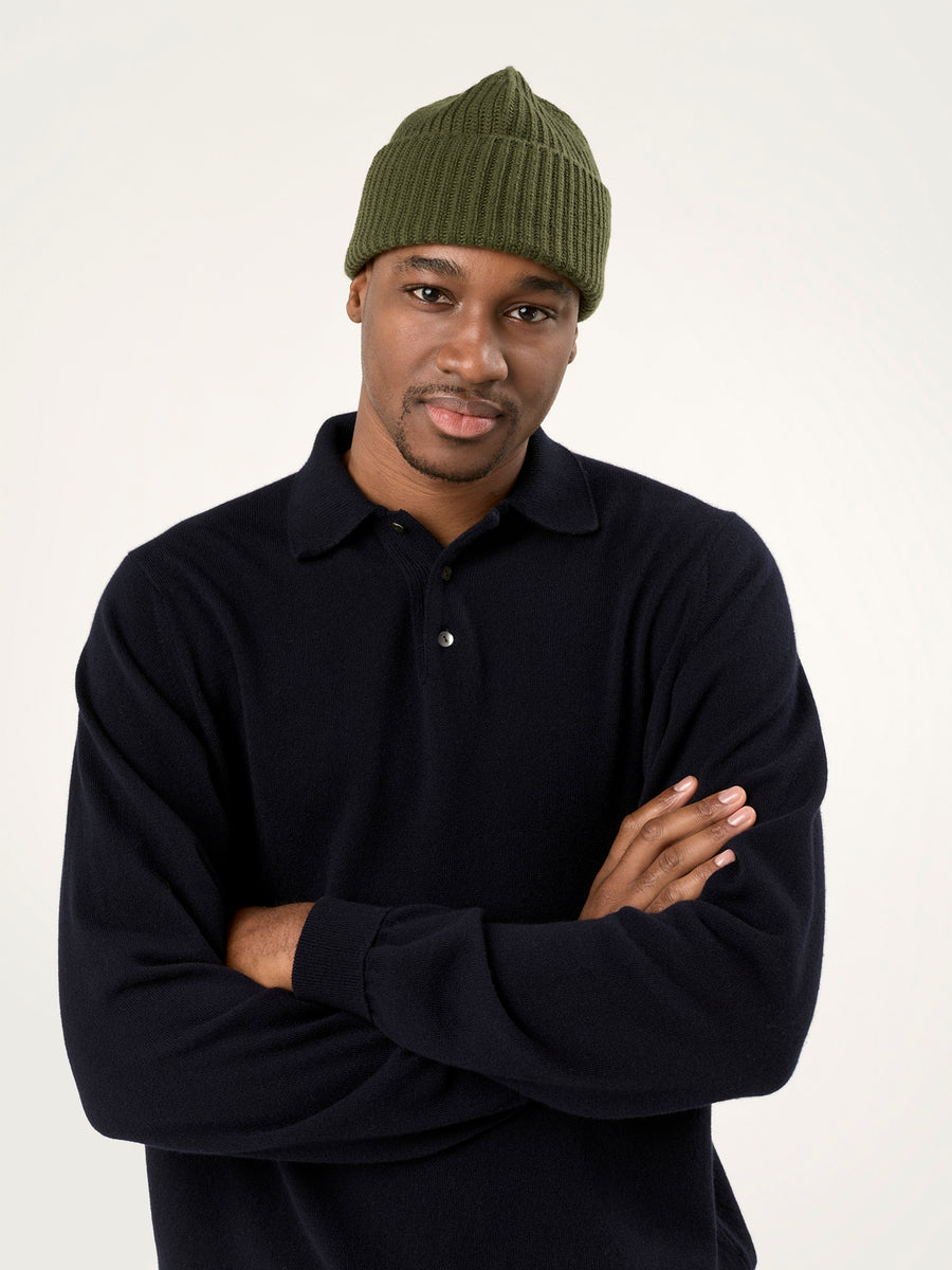 THE CLASSIC RIBBED BEANIE | FERN