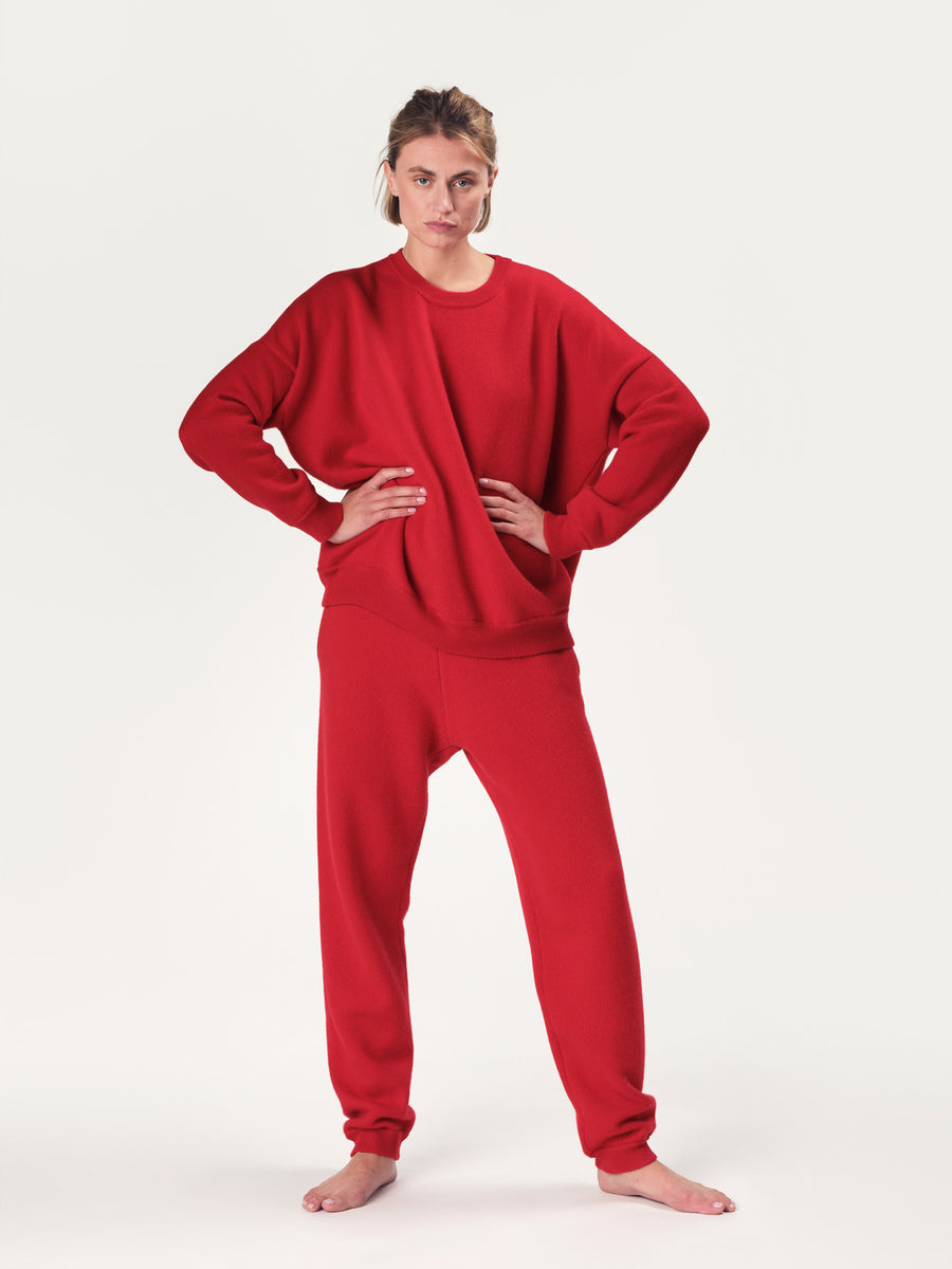 THE CREWNECK SWEATSHIRT | CARDINAL