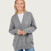 THE CHARLIE CARDIGAN | GREY FLANNEL
