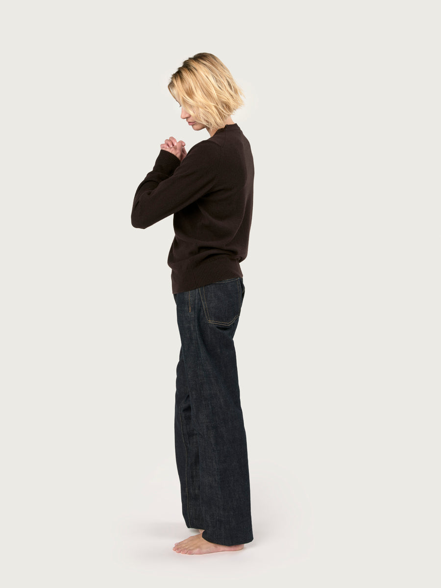 THE CLASSIC CREWNECK | DARK BROWN