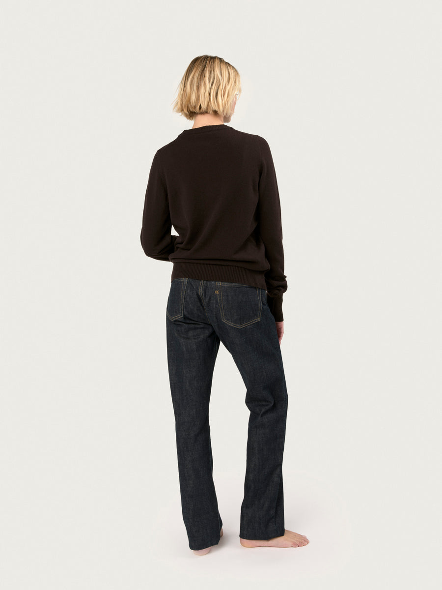 THE CLASSIC CREWNECK | DARK BROWN