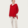 THE CLASSIC PONCHO | CARDINAL