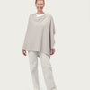 THE CLASSIC PONCHO | TRAVERTINE