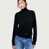 THE CASHMERE ROLLNECK | Black