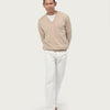 V NECK CLASSIC | Linen