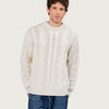 THE ARAN SWEATER | ICE WHITE