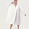 COTTON INDIA DRESS | White
