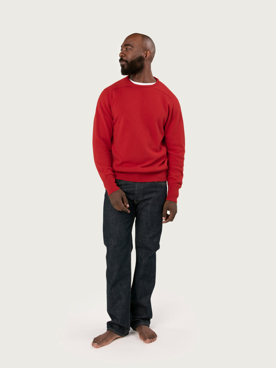 THE 4 PLY CREWNECK | RUBY