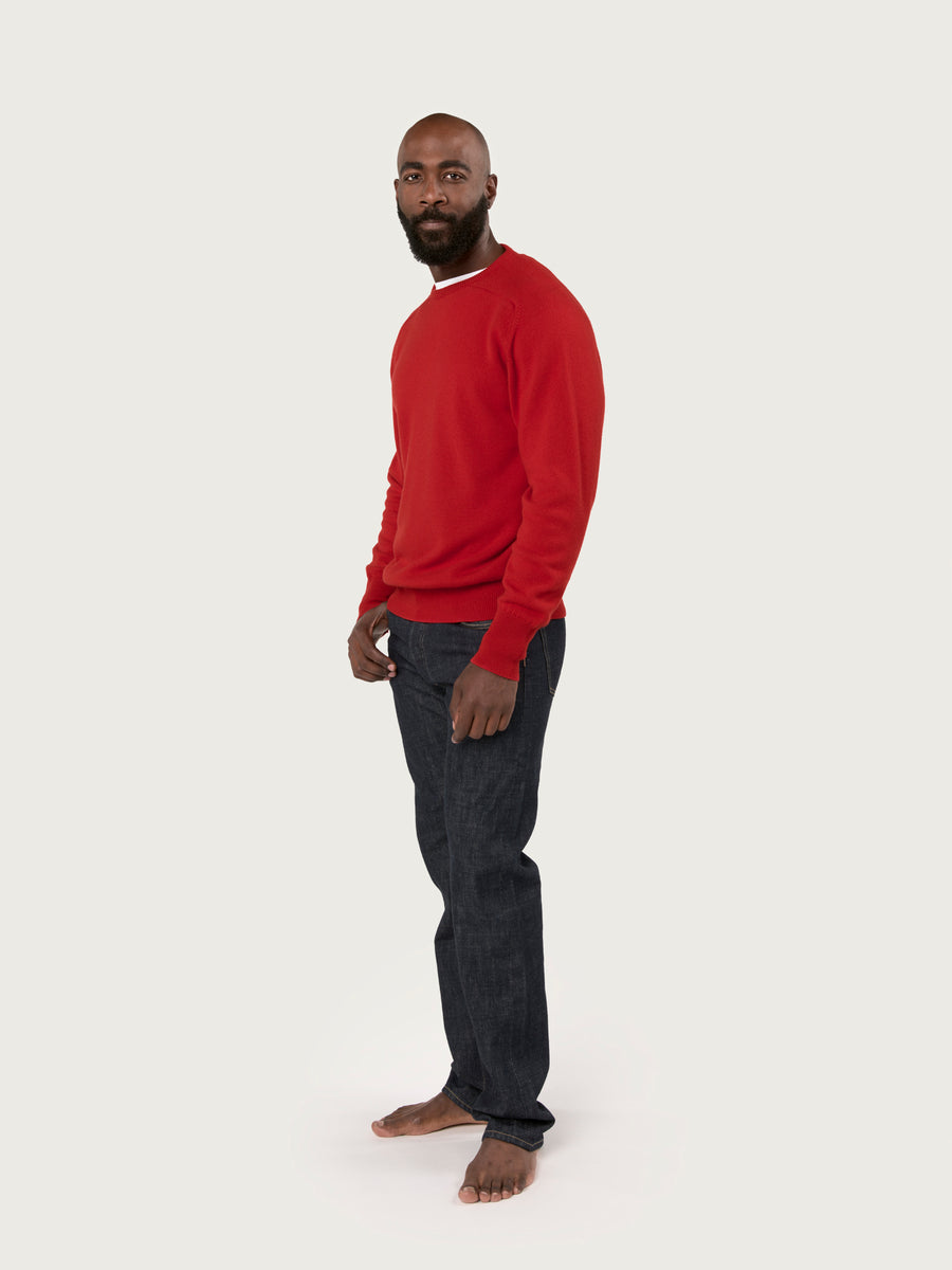 THE 4 PLY CREWNECK | RUBY