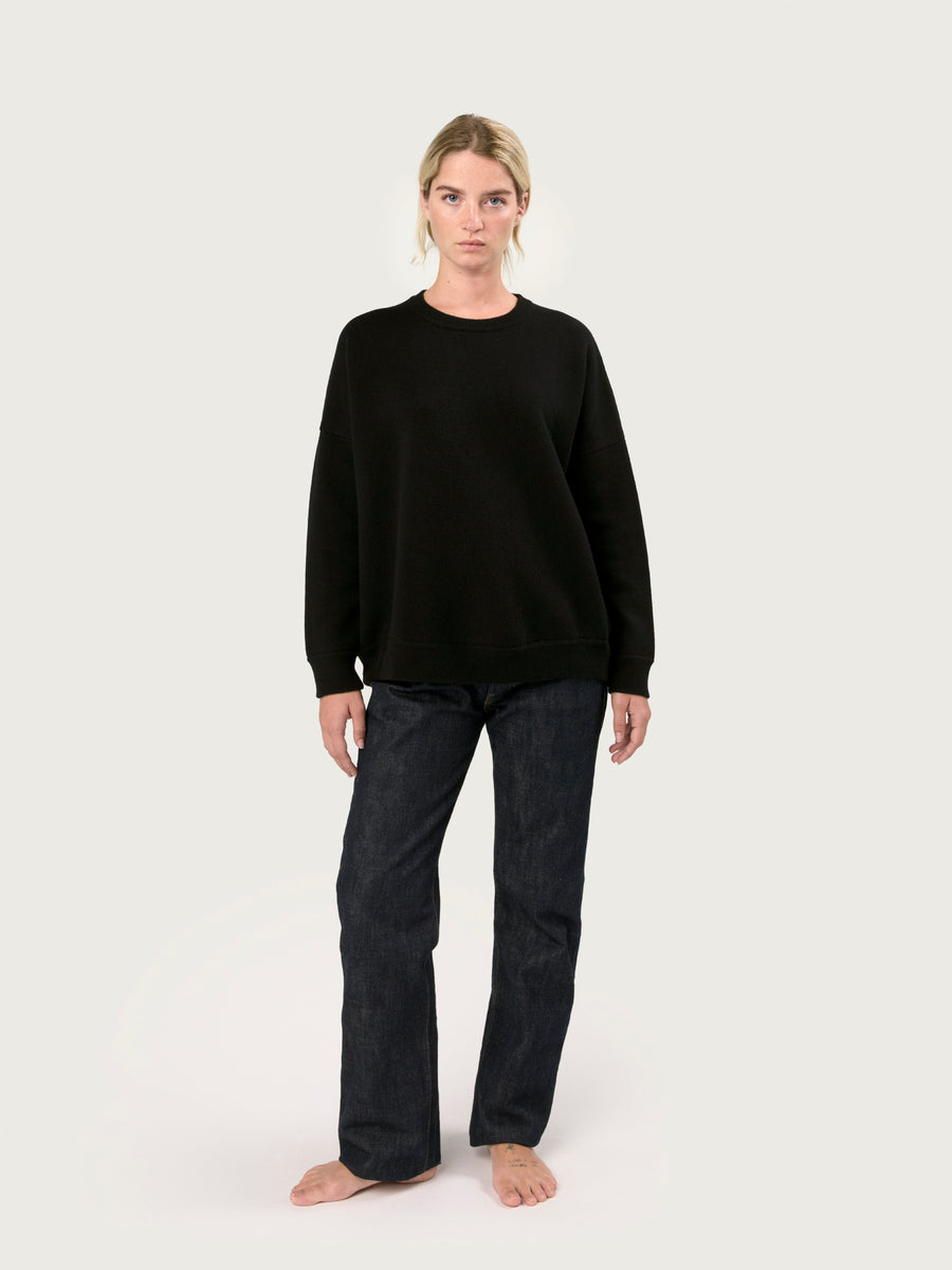 THE CREWNECK SWEATSHIRT | BLACK