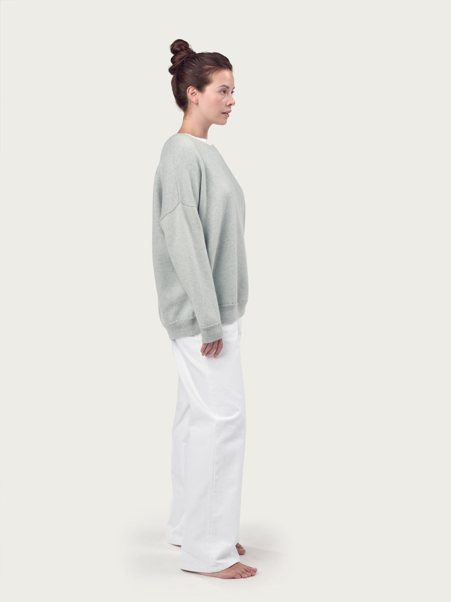 THE CREWNECK SWEATSHIRT  | BLUE CHINE