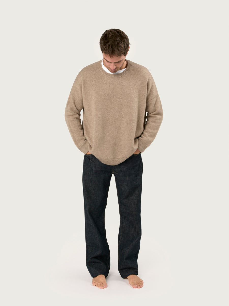 THE CREWNECK SWEATSHIRT  | DARK NATURAL