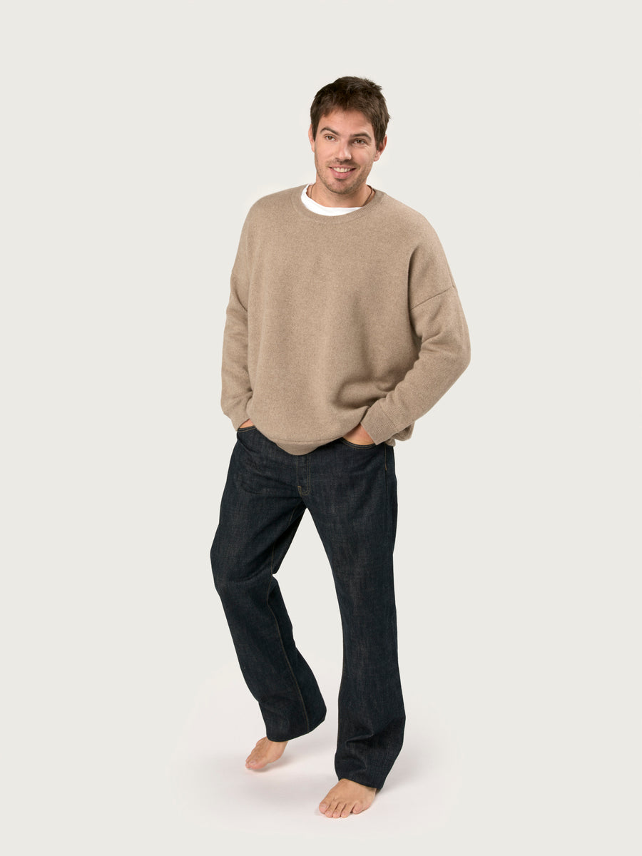 THE CREWNECK SWEATSHIRT  | DARK NATURAL
