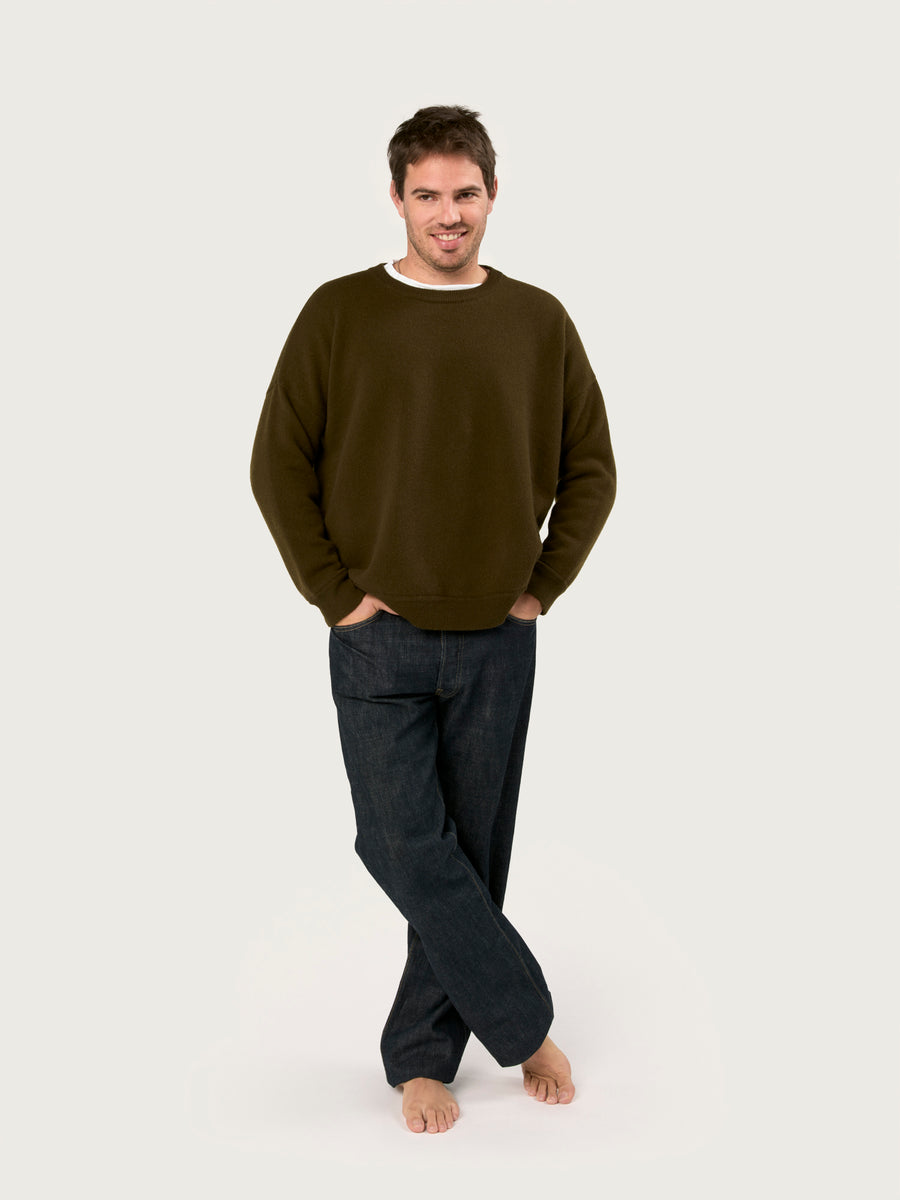 THE CREWNECK SWEATSHIRT  | MILITARY