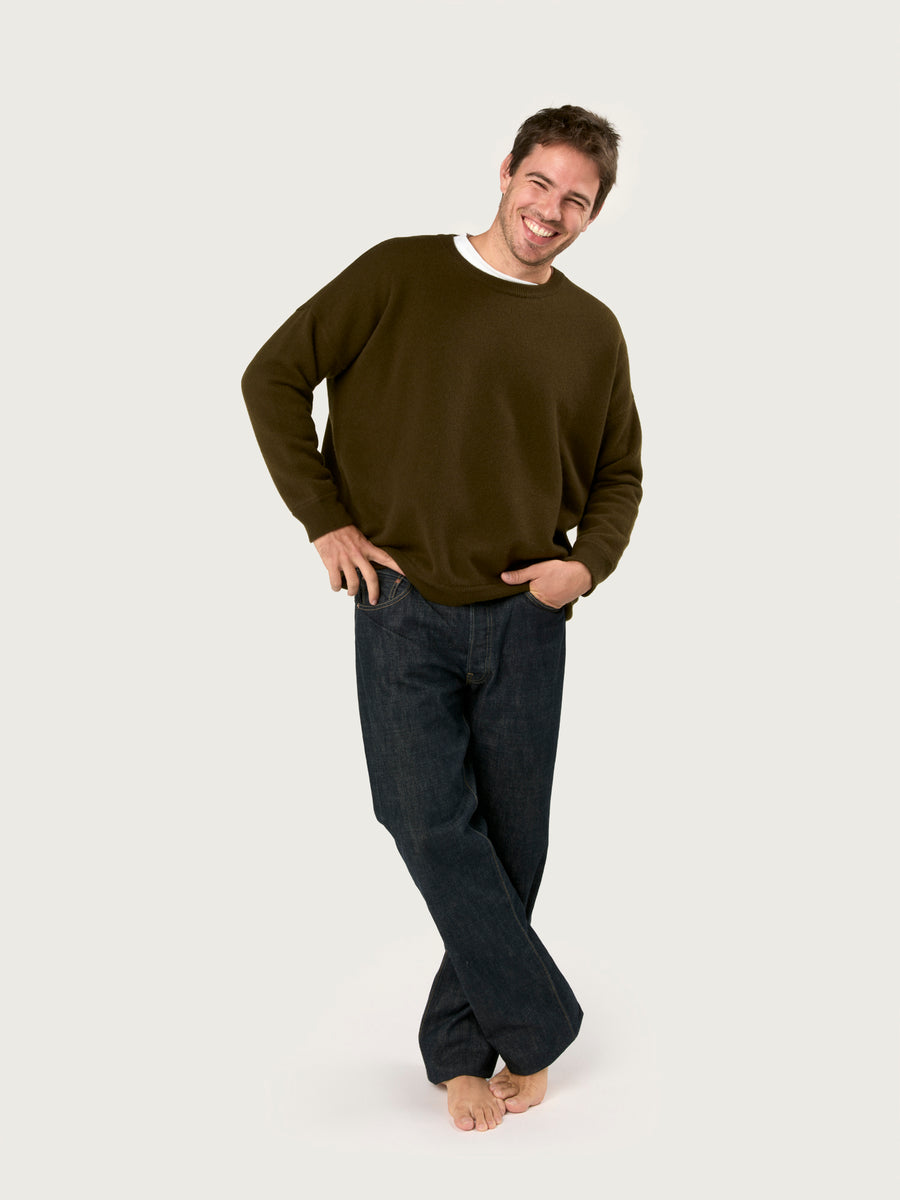THE CREWNECK SWEATSHIRT  | MILITARY
