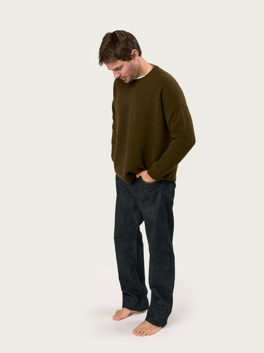 THE CREWNECK SWEATSHIRT  | MILITARY