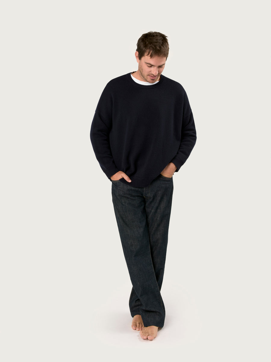 THE CREWNECK SWEATSHIRT | NAVY BLUE