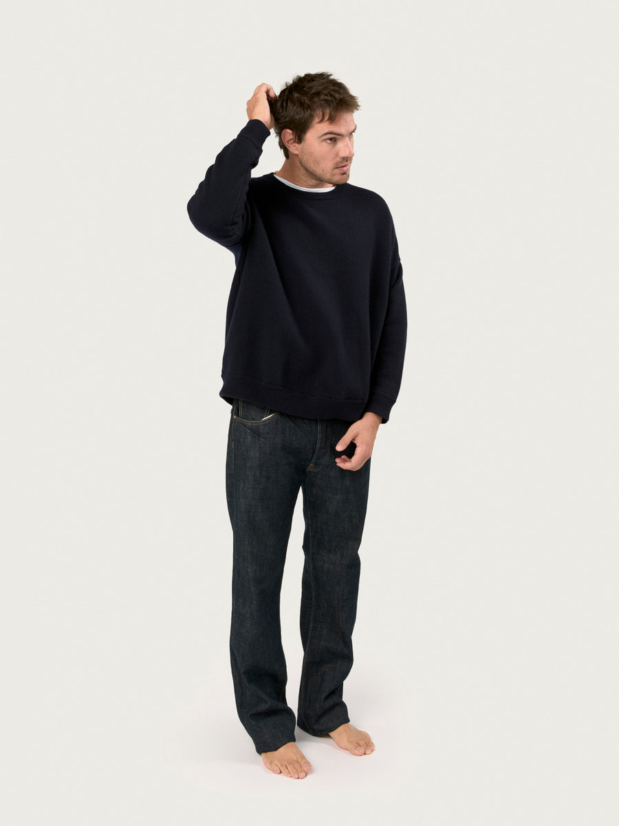THE CREWNECK SWEATSHIRT | NAVY BLUE