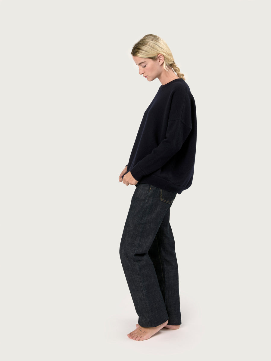 THE CREWNECK SWEATSHIRT | NAVY BLUE