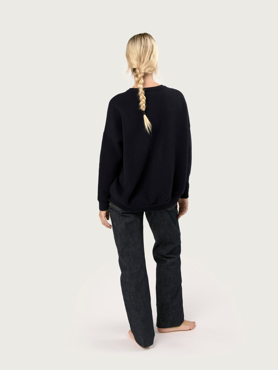 THE CREWNECK SWEATSHIRT | NAVY BLUE