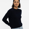 THE SUPER LIGHT CASHMERE KNIT TEE | Navy Blue