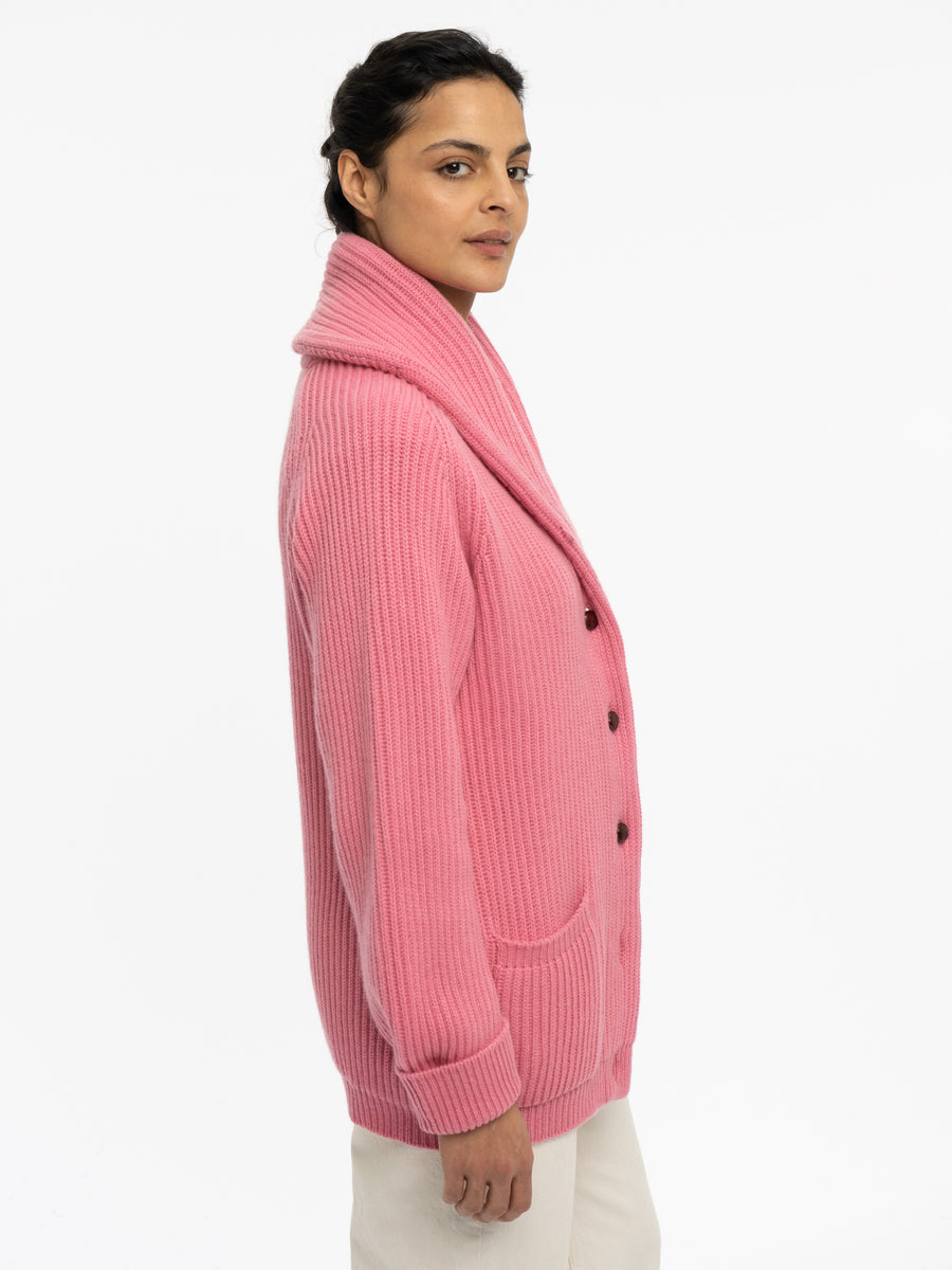 THE KENNEDY CARDIGAN | PARSONS PINK