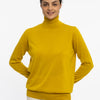 THE SUPER LIGHT ROLLNECK SWEATER | TURMERIC